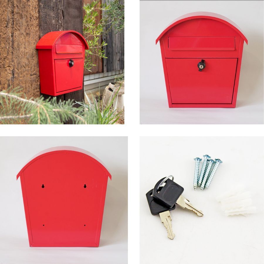 AXCIS アクシス アーチポスト レッド HS2764 郵便 ポスト 自宅