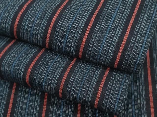 平和屋着物∴夏物 阿波しじら織 浴衣 間道 綿 CAAY4645ng