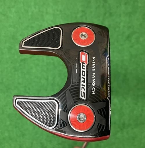 市場】【中古】 オデッセイ O WORKS V-LINE FANG CH 34インチ パター