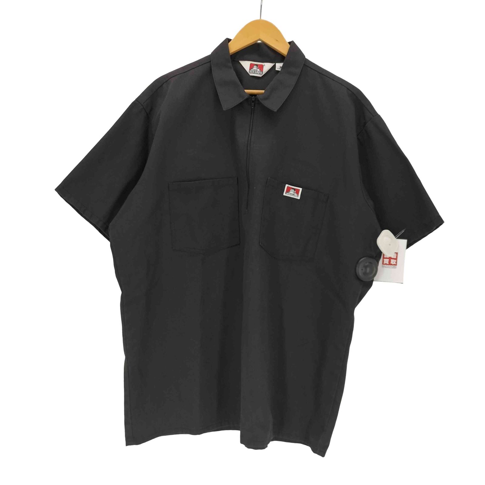 ベンデイビス BEN DAVIS 90s USA製 ハーフジップシャツ メンズ ベンデイビス BEN DAVIS 90s USA製 ハーフジップシャツ メンズ