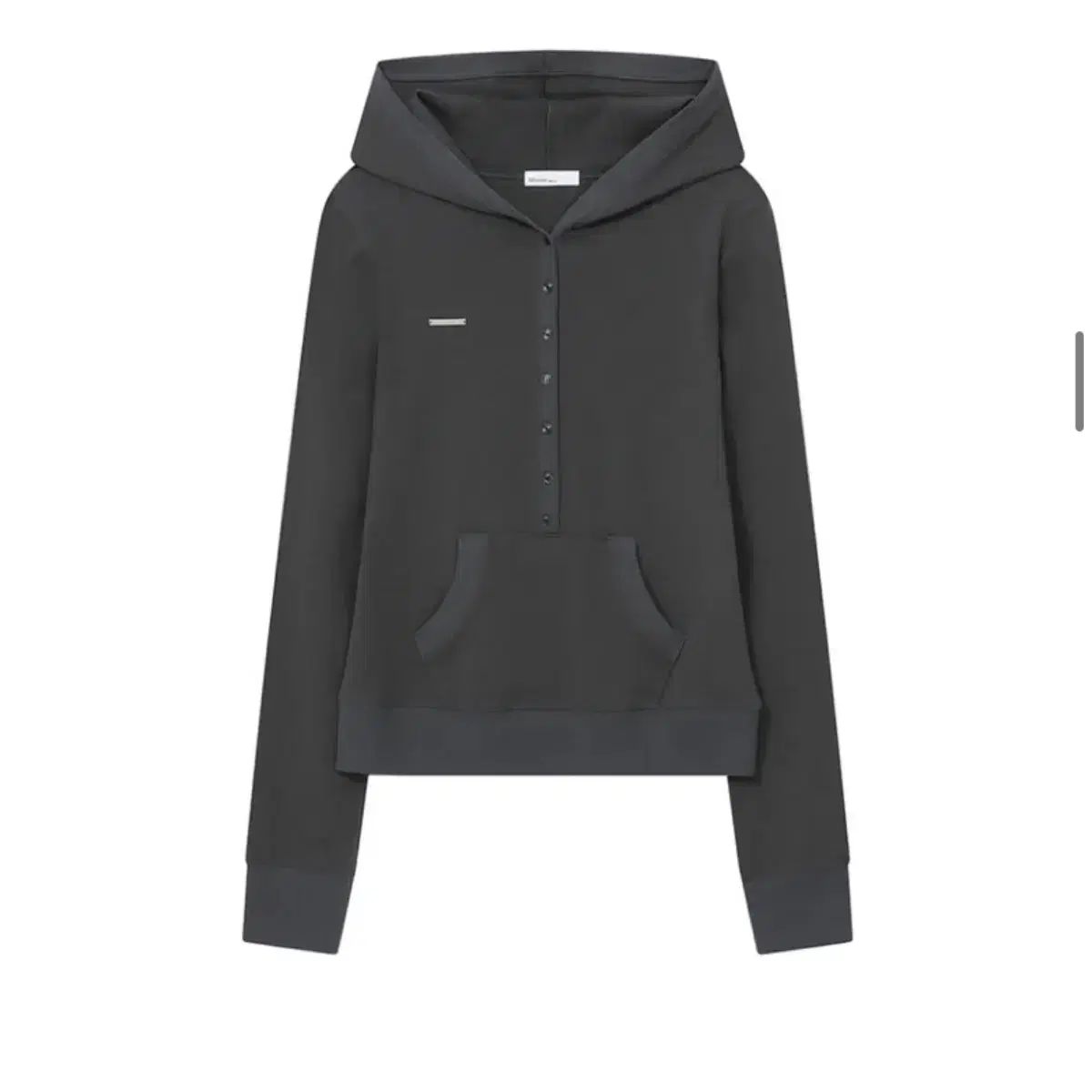  ミセキ SEOUL フード ロングスリーブ チャコール 長袖 Tシャツ カットソー