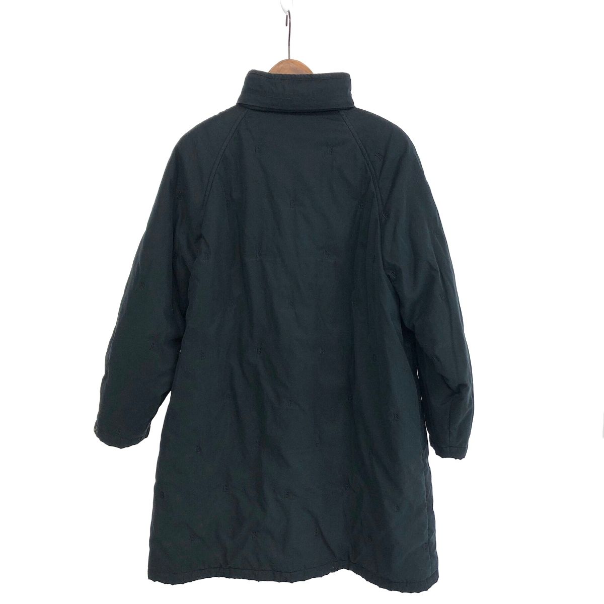 Burberrys 黒 ロングコート サイズ9 Burberry's バーバリーズ 中綿 コート サイズ:9 ブラック レディース