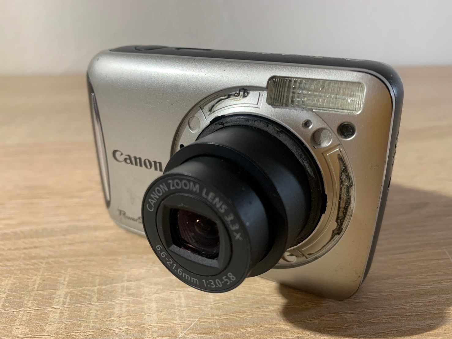 【動作確認済】Canon PowerShot A495 コンパクトデジタルカメラ Canon PowerShot A495 Digital Camera, Silver | Staples