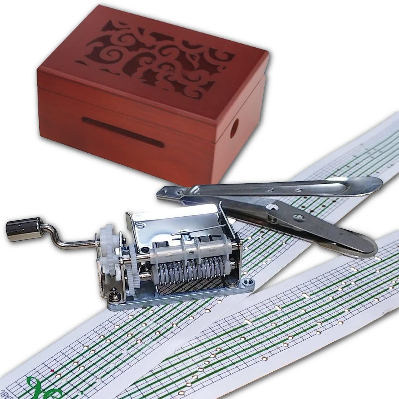 赤字超特価 手回しオルゴール 手作り オルゴール 初心者 工作 DIY 5