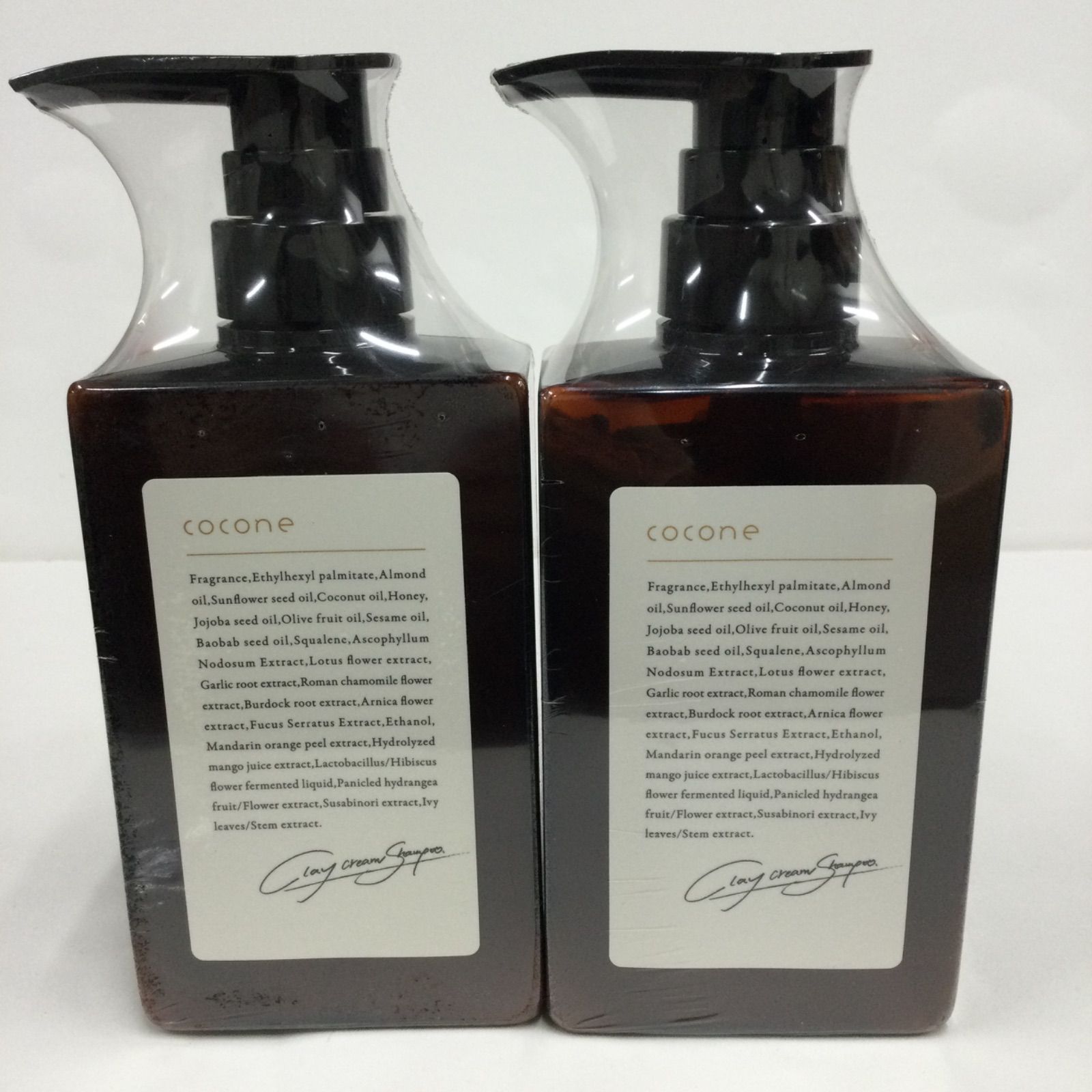 cocone クレイクリームシャンプー 380g ベルガモットアール