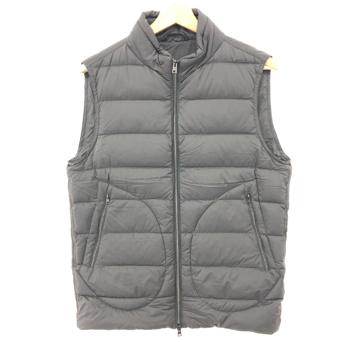 ヘルノダウンジャケット46グレー 付け足せ 