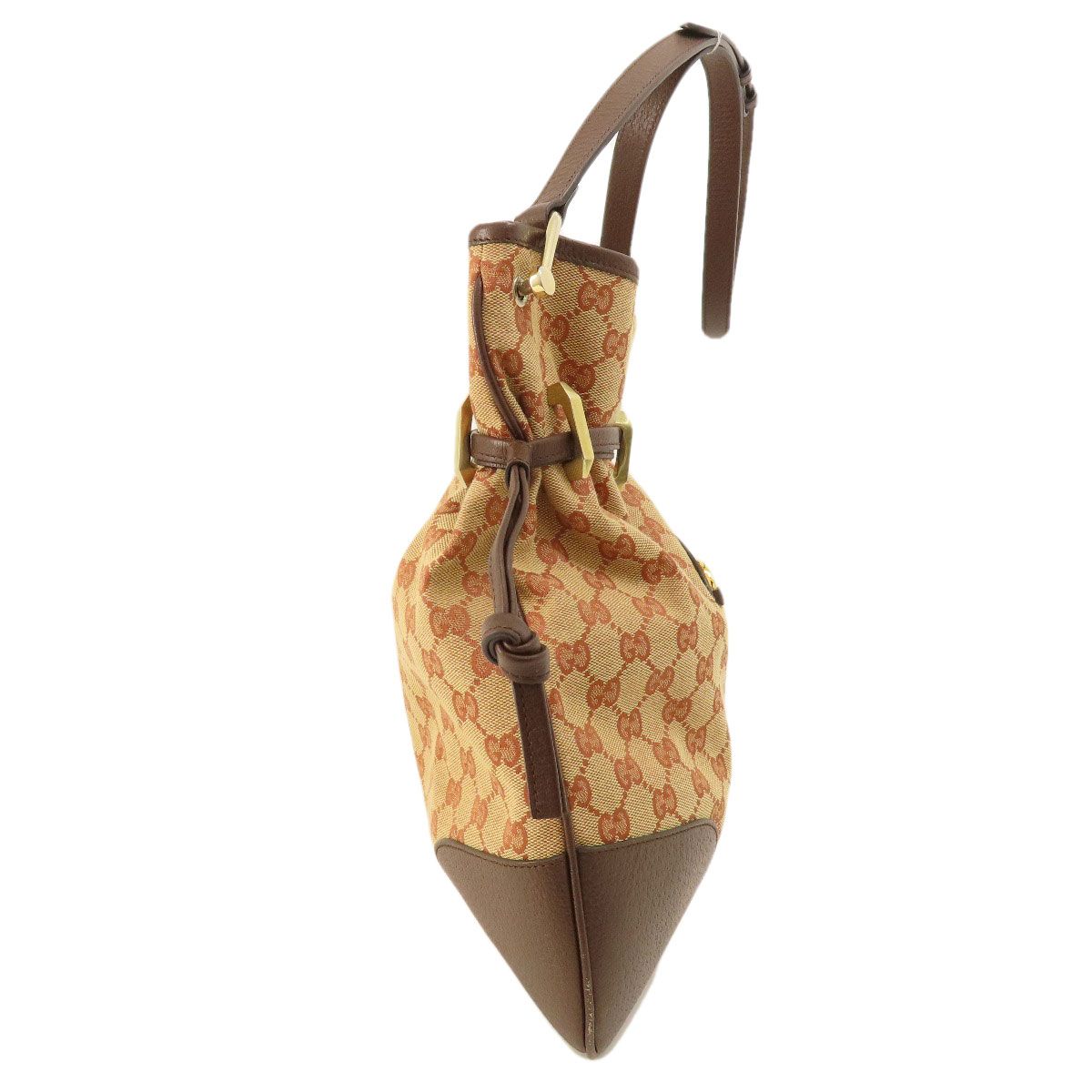 GUCCI グッチ 602089 ホーズビット GG ショルダーバッグ キャンバス 