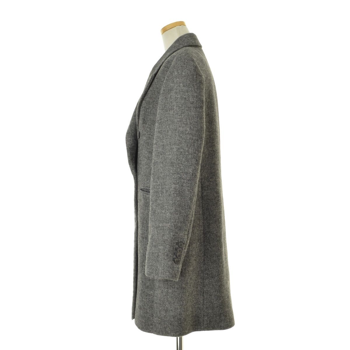 ZARA●ザラ●新品●ダブルブレストヘリンボーンコート●XL セレクトショップ 【新品未使用】ZARA ダブルブレスト