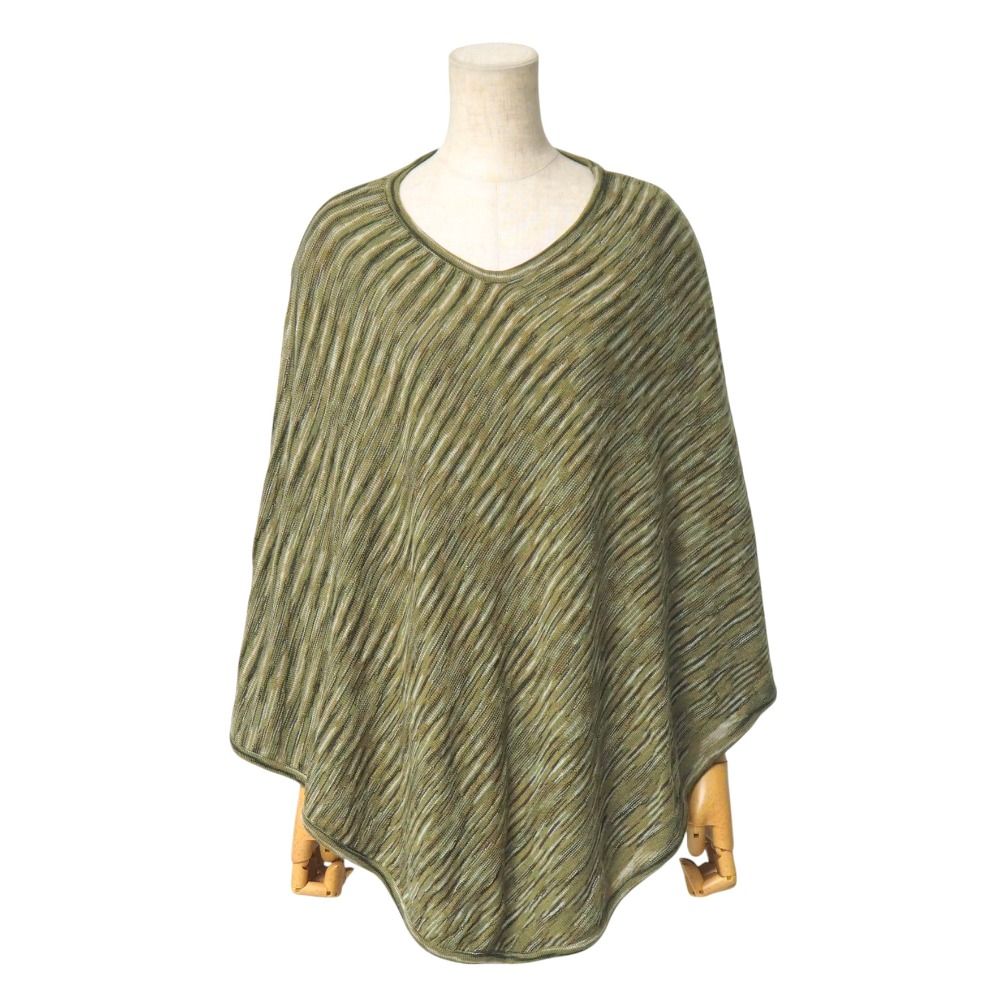 □美品□Missoni ミッソーニ ポンチョ サイズFREE ニット ケープ