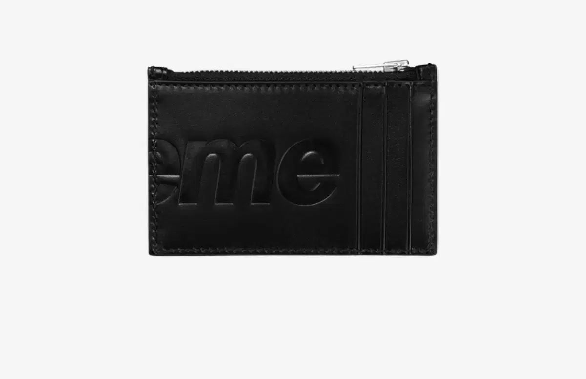 Supreme シュプリーム SS25 ファスナー カードウォレット ブラック