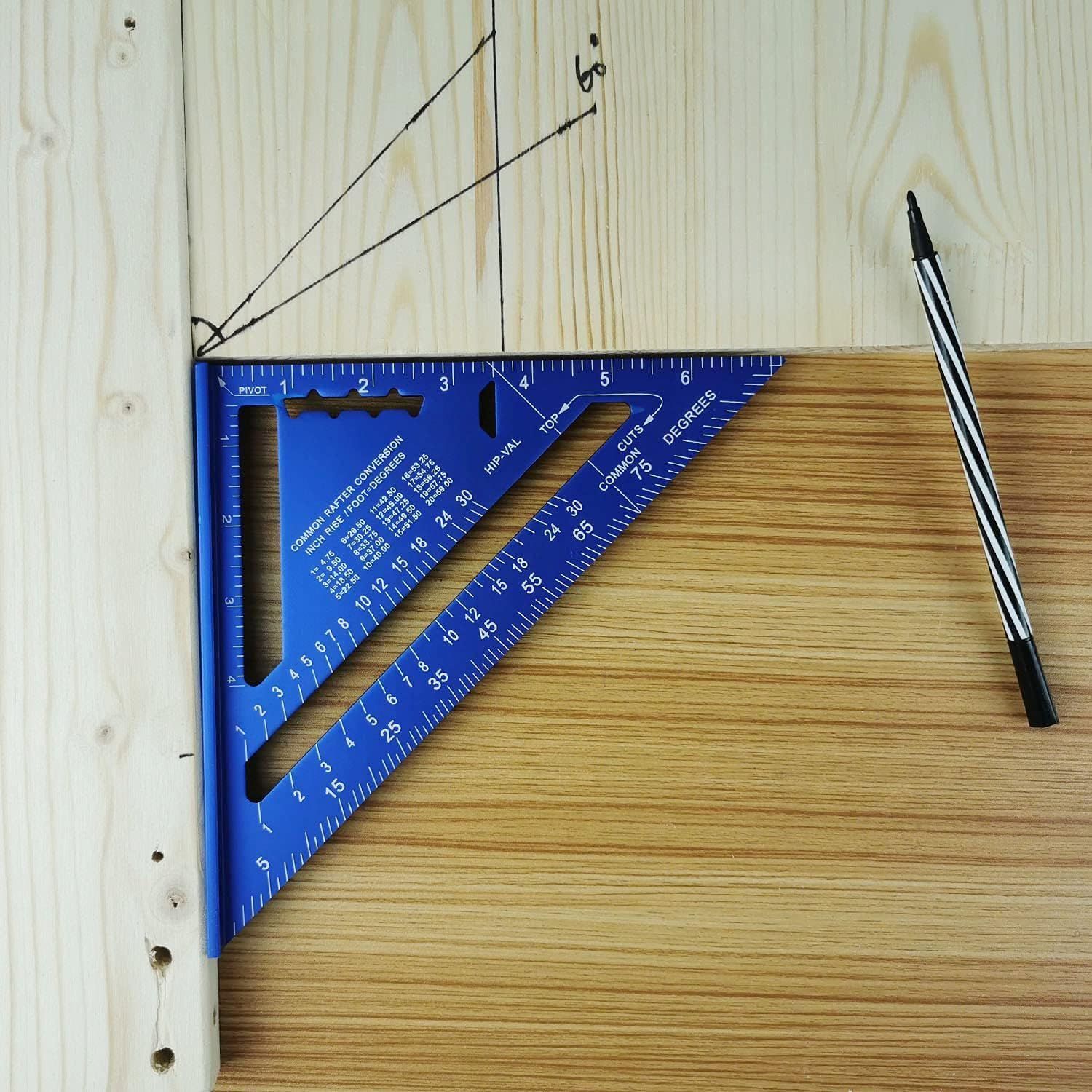 特価商品】木材カット 建築製図 クリアスケール 穴あけ 分度器 測量