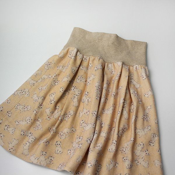 franche lippee フランシュリッペ うじゃうじゃねこ プリント ウエスト