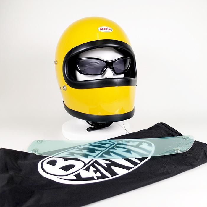BEETLE|オーシャンビートル|STR|エスティアール|イエロー|ビートル|ヘルメット|ジェットヘルメット|ジェッペル|フルフェイス