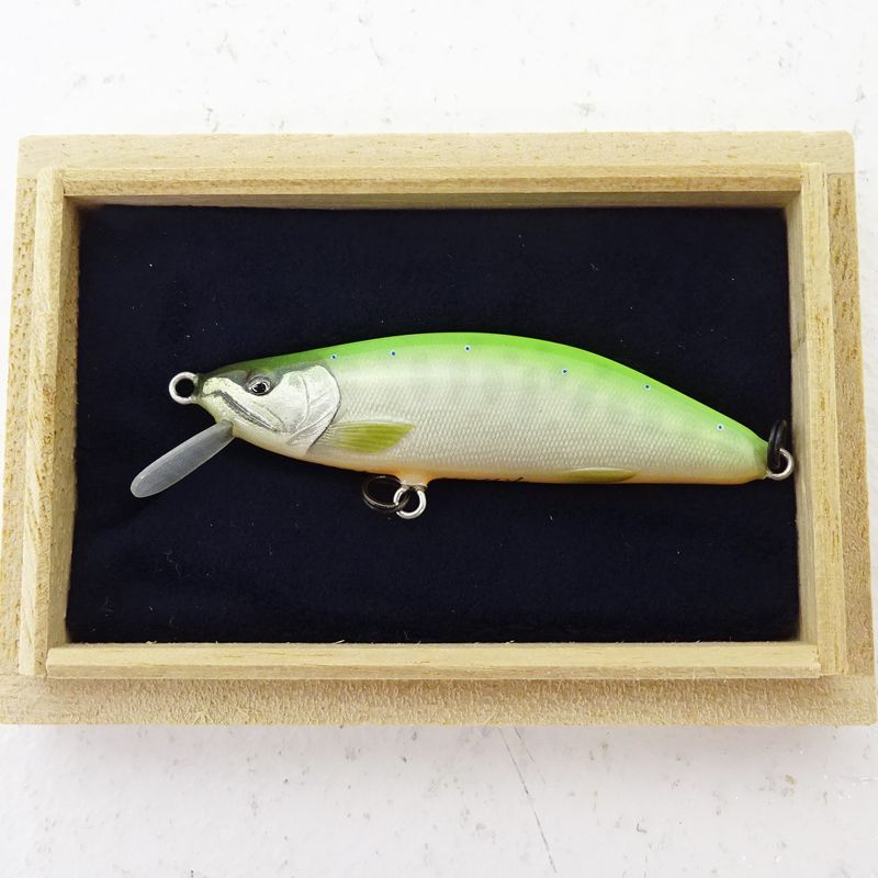 吉田光 HY-50 SⅡ 吉田チャートパールホワイト 2021 ハンドメイドミノー ルアー 087-C 042