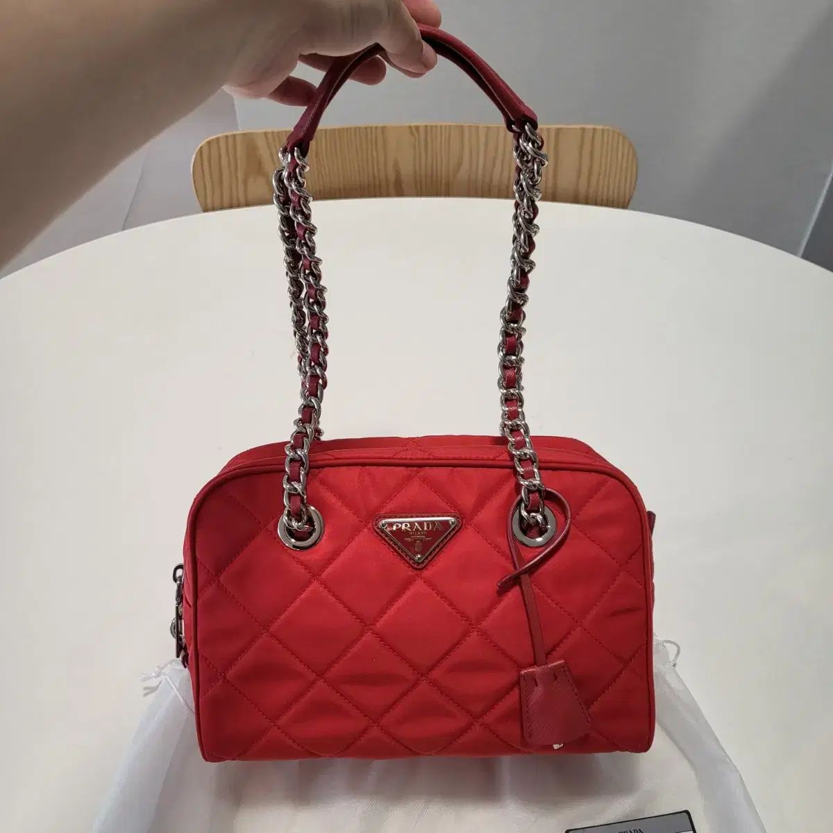 新品 PRADA(プラダ) キルティング チェーンバッグ - メルカリ