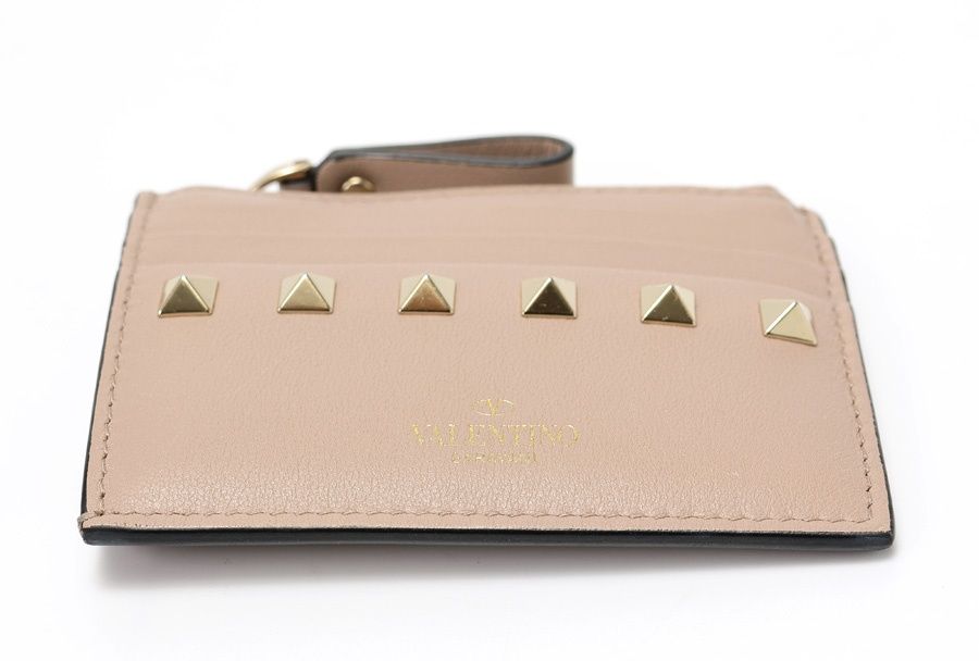 ヴァレンティノ / VALENTINO スタッズ コイン カードホルダー / カード  