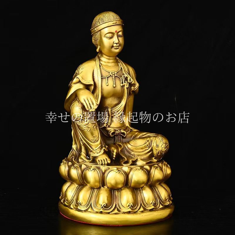 仏像　置物　オブジェ　観音様　高さ58cm 鉄製 figurina_9kth198w