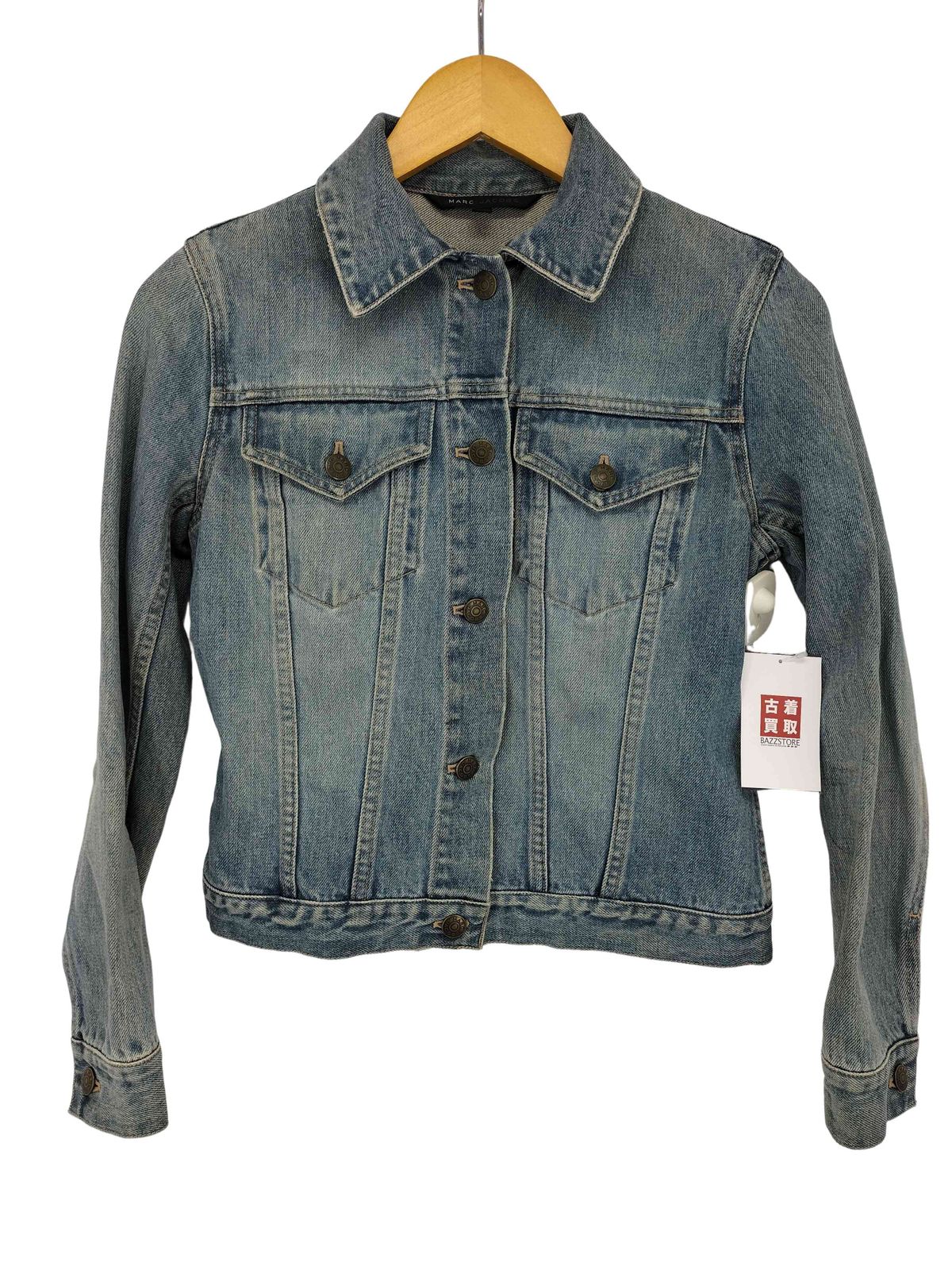 MARC JACOBS◆ デニムジャケット ロゴ入り 中古・古着通販】MARC JACOBS (マーク ジェイコブス) 刺繍パッチ