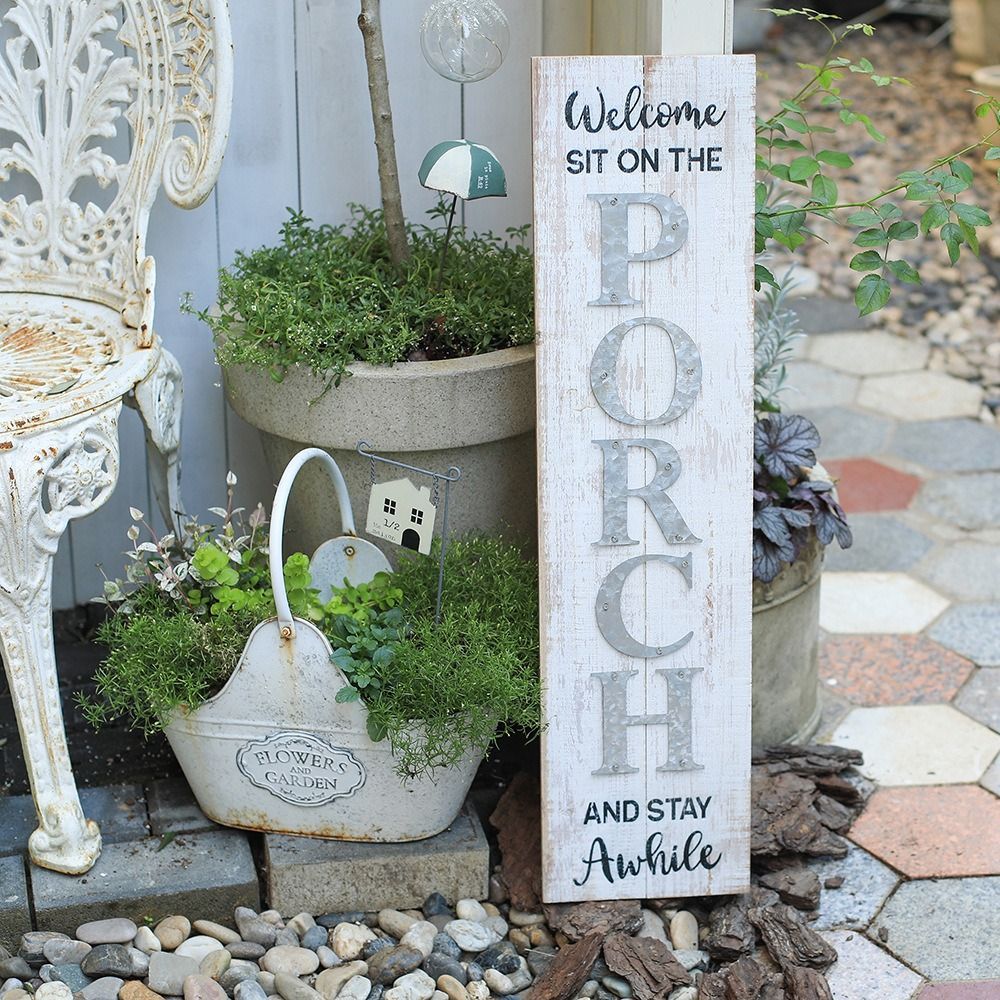 お洒落 ガーデンサイン