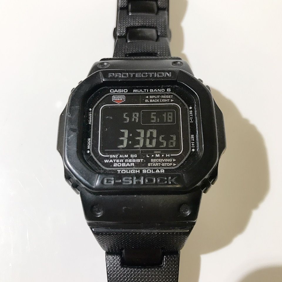 タイ 5020バーツ CASIO カシオ 腕時計 G-SHOCK GW-M5610BC デジタル 黒 箱無し
