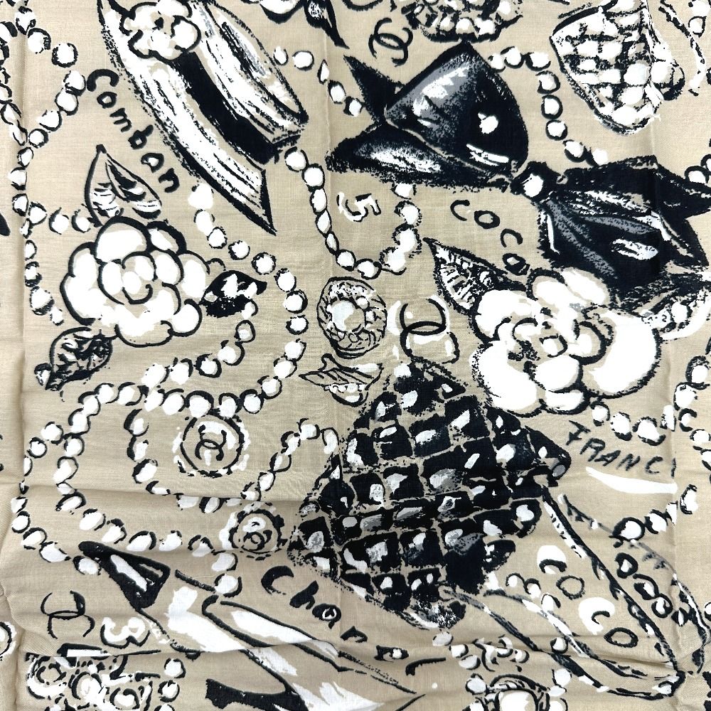 CHANEL シャネル ココマーク CC カメリア ハンカチ コットン CHANEL シャネル ハンカチ カメリア コットン - メルカリ