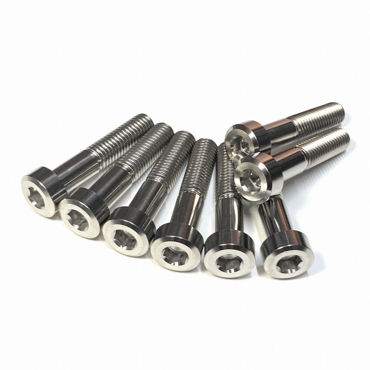 8本 ブレンボ用 64チタン ナチュラル M8 40mm ボルト ブレンボ 4ポット 
