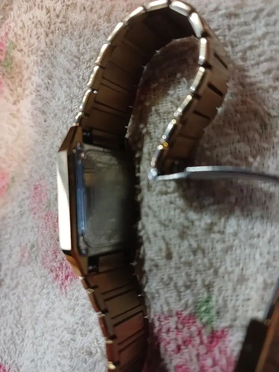 TECNOS　テクノス　アンティーク腕時計　ゴールド×グリーン TECNOS テクノス アンティーク腕時計 ゴールド×グリーン