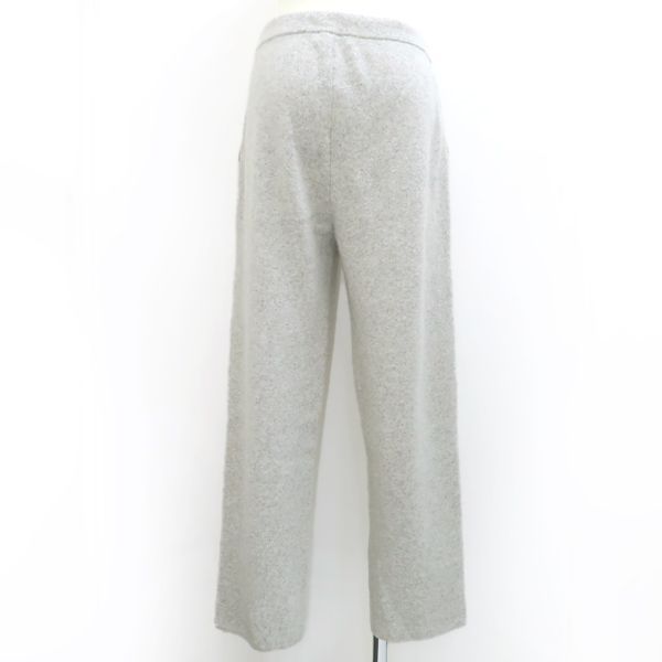 ebure カシミヤ ニットパンツ グレー #サイズ表記なし エブール