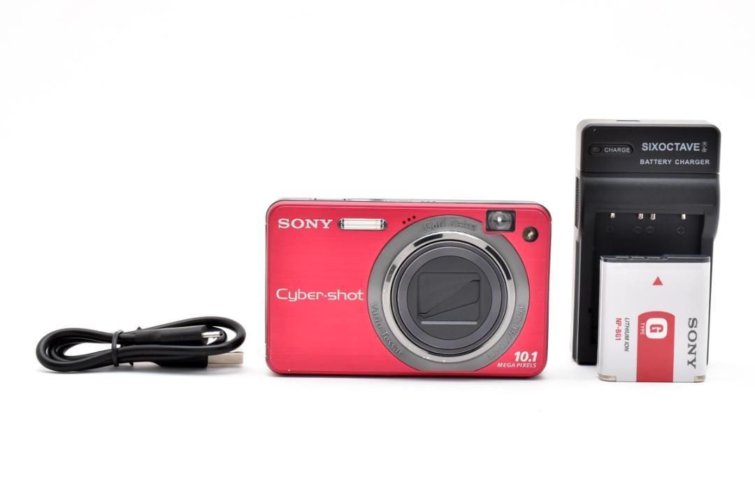 247 SONY Cyber-shot DSC-W170 レッド - メルカリ