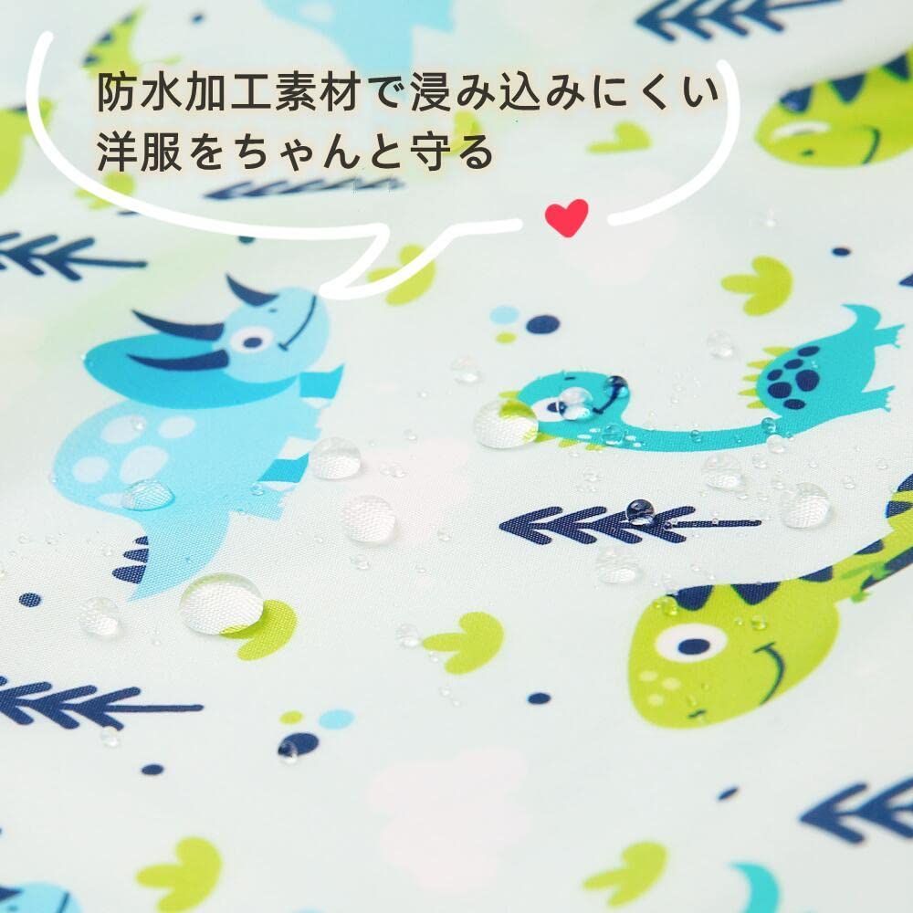 男の子 お食事スタイ 女の子 保育園用 子供 セット ベビービブ 柔らかい ポケット付き 名前入 軽量 防水 離乳食エプロン ベビーエプロン 食事用エプロン TSD