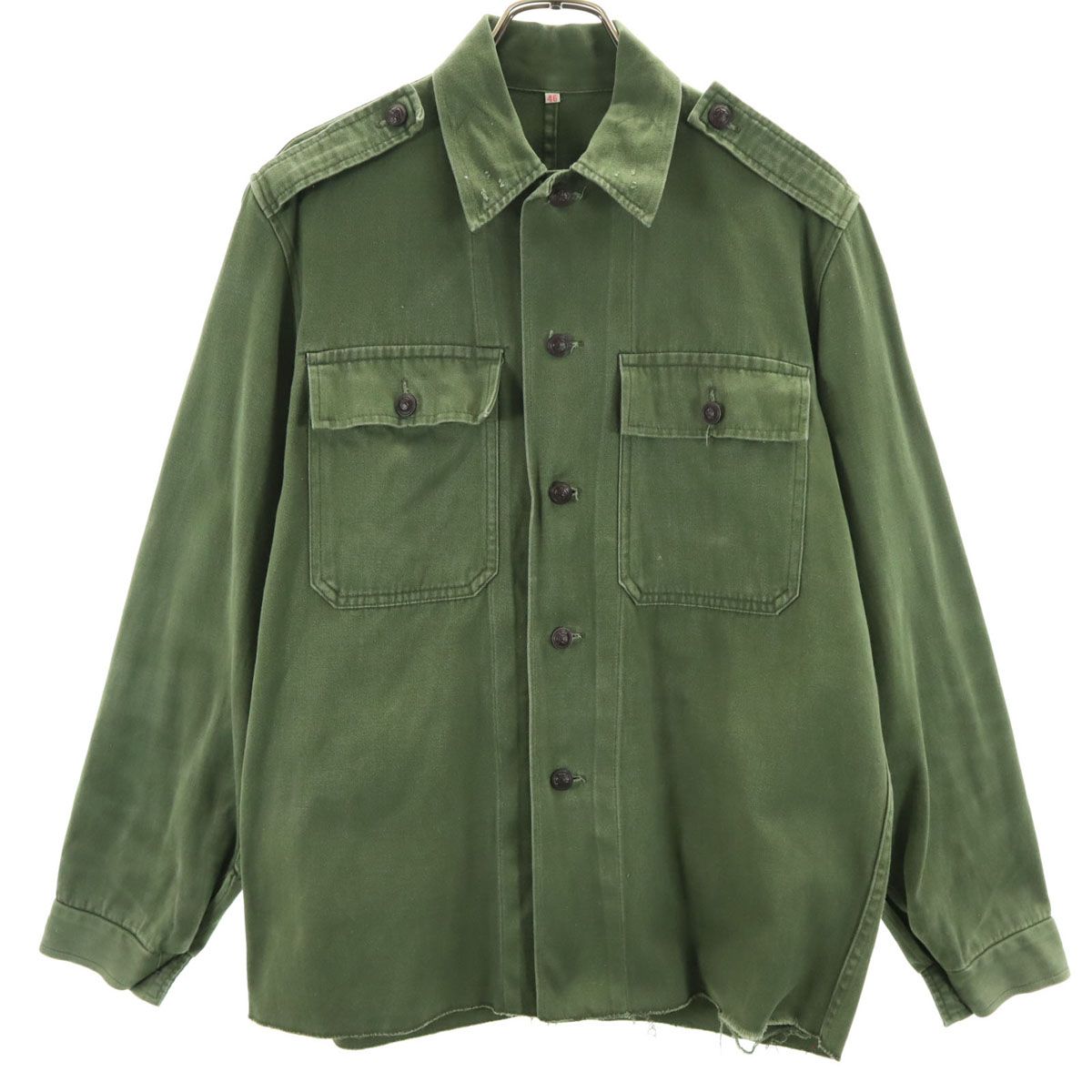 VINTAGE ヴィンテージ ミリタリージャケット 46 カーキ メンズ 古着
