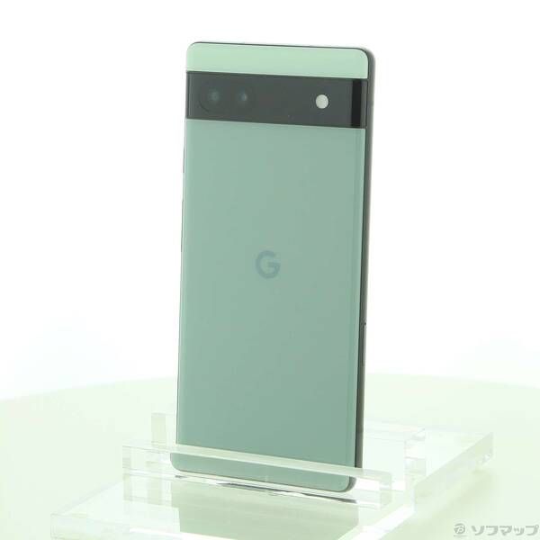 中古品〕 Google Pixel 6a 128GB セージ GB17L au SIMフリー