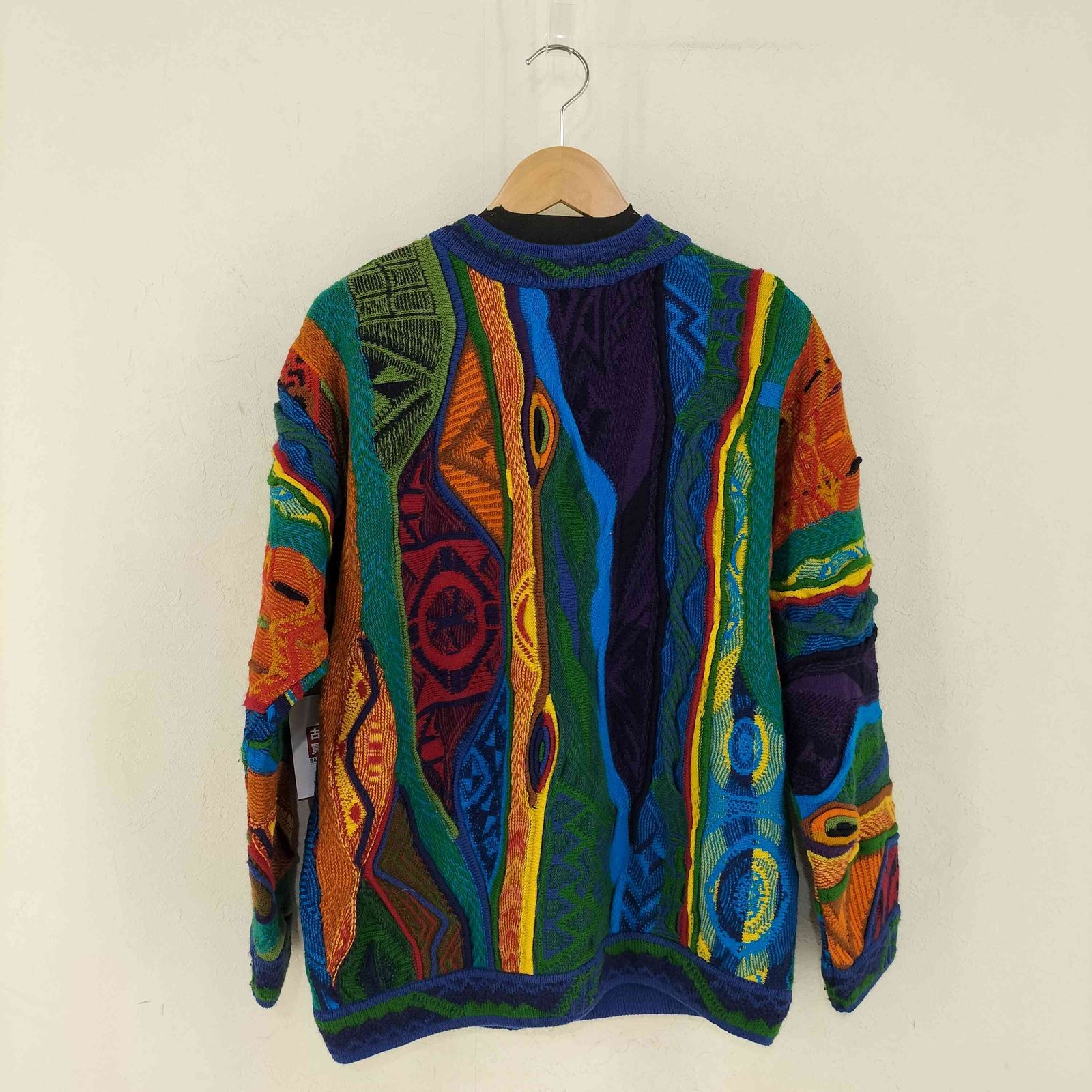 Christian Lacroix ウールニット カーディガン　3D ニット 3Dウールニット カーディガン Christian Lacroix ウールニット