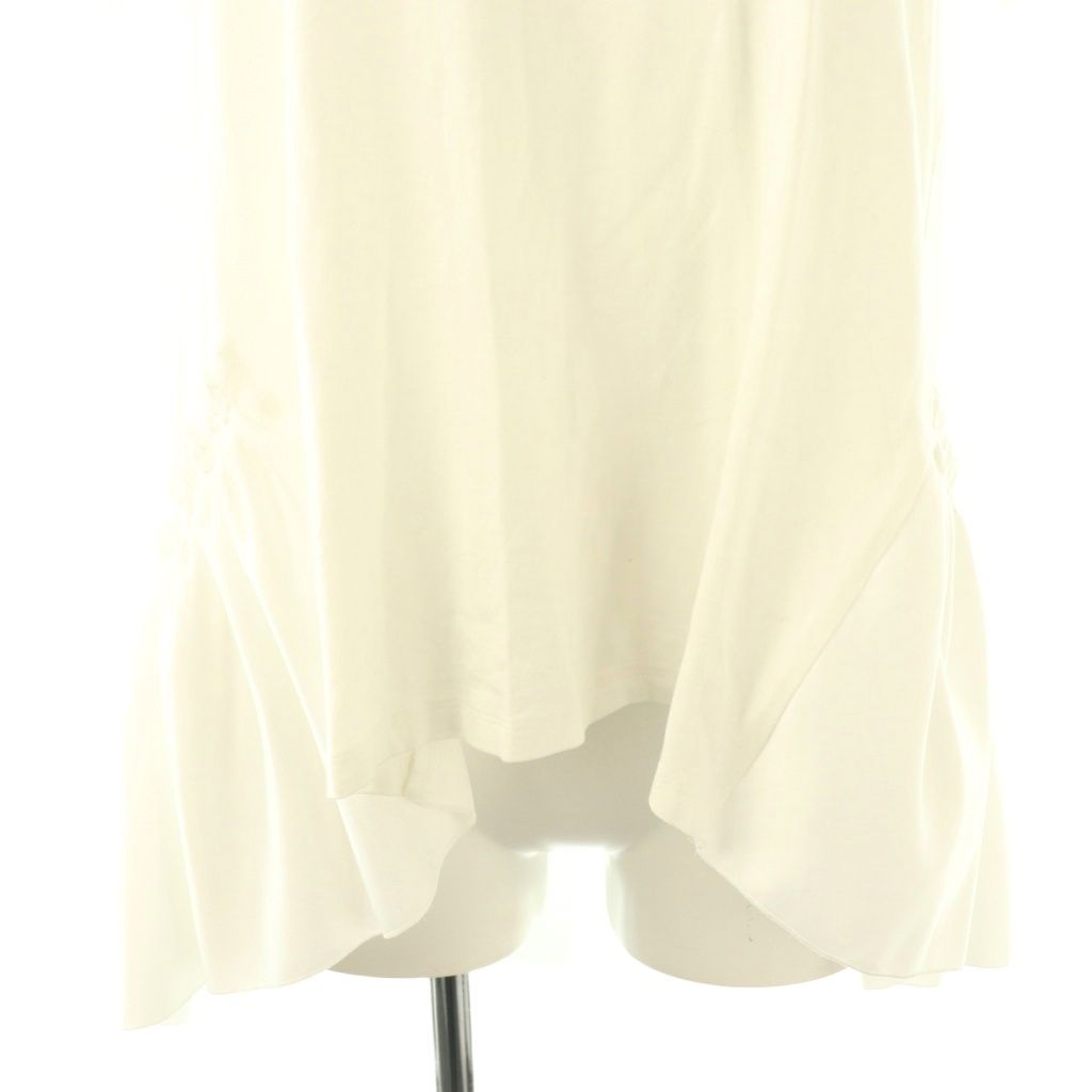 ヨーコチャン YOKO CHAN ヘムギャザー半袖カットソー 38