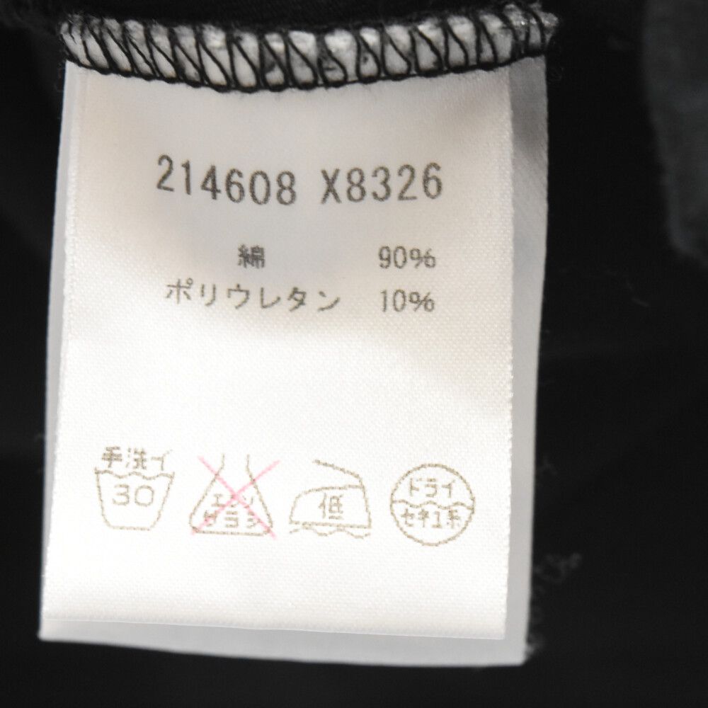 GUCCI (グッチ) ケーブルデザイン 半袖Tシャツ ブラック 214608