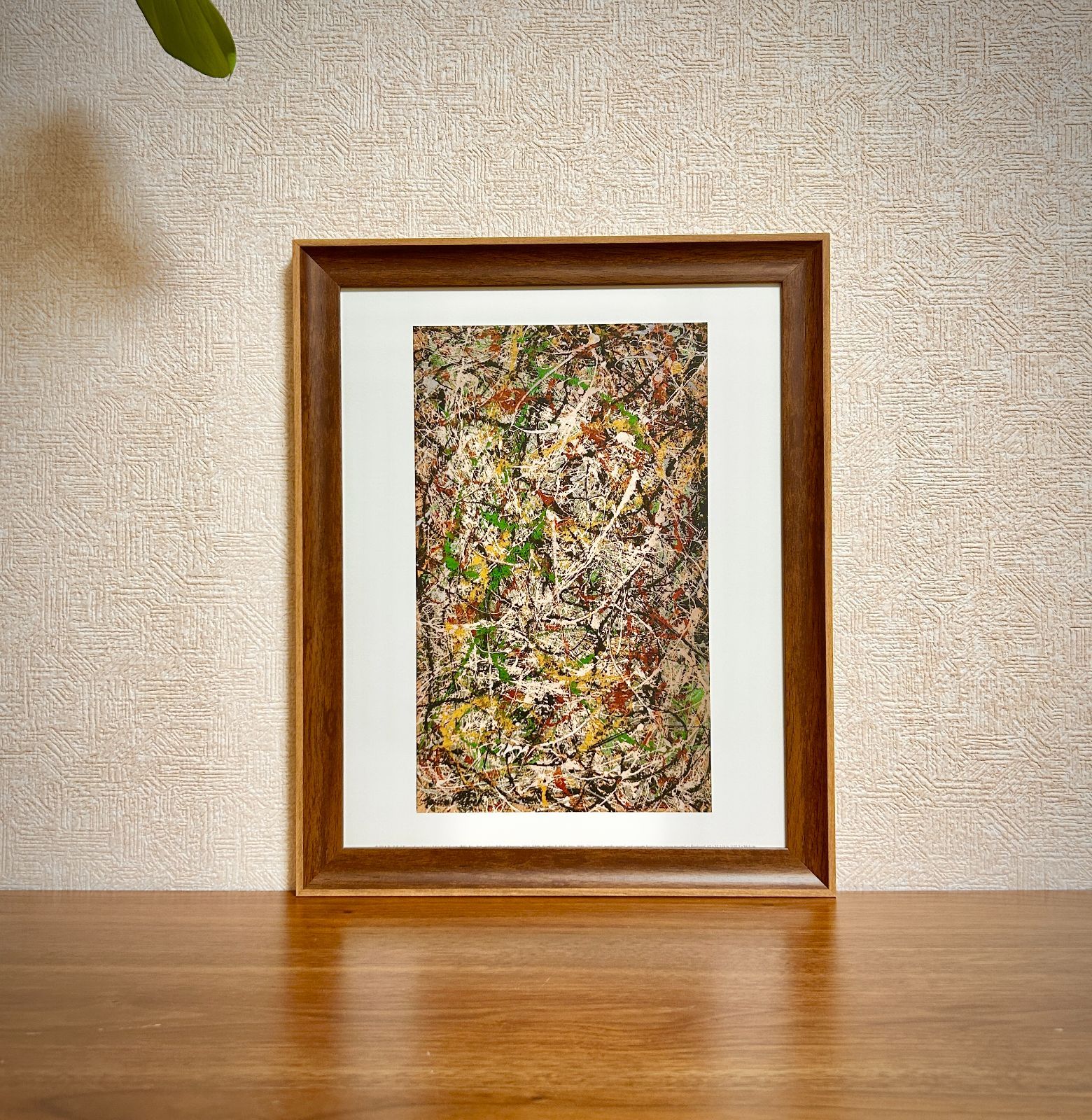 【額装済】Pollock『Number 9, 1949』抽象画 アートポスター Jackson Pollock - Number 9, 1949 - 1980's - Offset Poster | eBay
