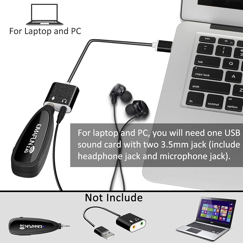 フィットネスワイヤレスマイク KIMAFUN2.4G無線防水ヘッドセットマイク