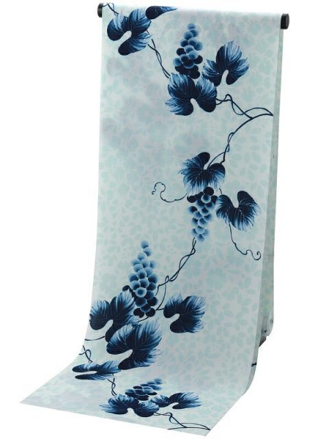 平和屋着物●藍友禅作家　橋詰清貫　塩瀬　九寸名古屋帯　草花文　金彩　正絹　逸品　DAAX4254ps 平和屋着物○藍友禅作家 橋詰清貫 塩瀬 九寸名古屋帯 草花