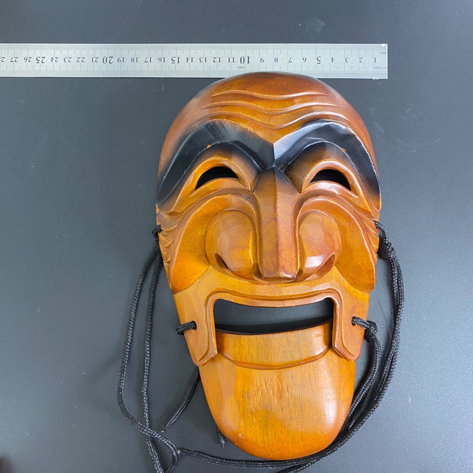 韓国 木彫り 仮面 タル 河回仮面 ハフェタル 面装飾 民芸品 民族芸能