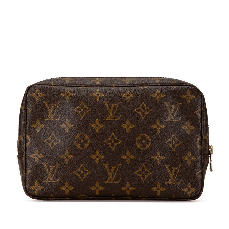 ルイ ヴィトン モノグラム トゥルース トワレット23 M47524 ブラウン PVC レザー レディース LOUIS VUITTON【214-67334】