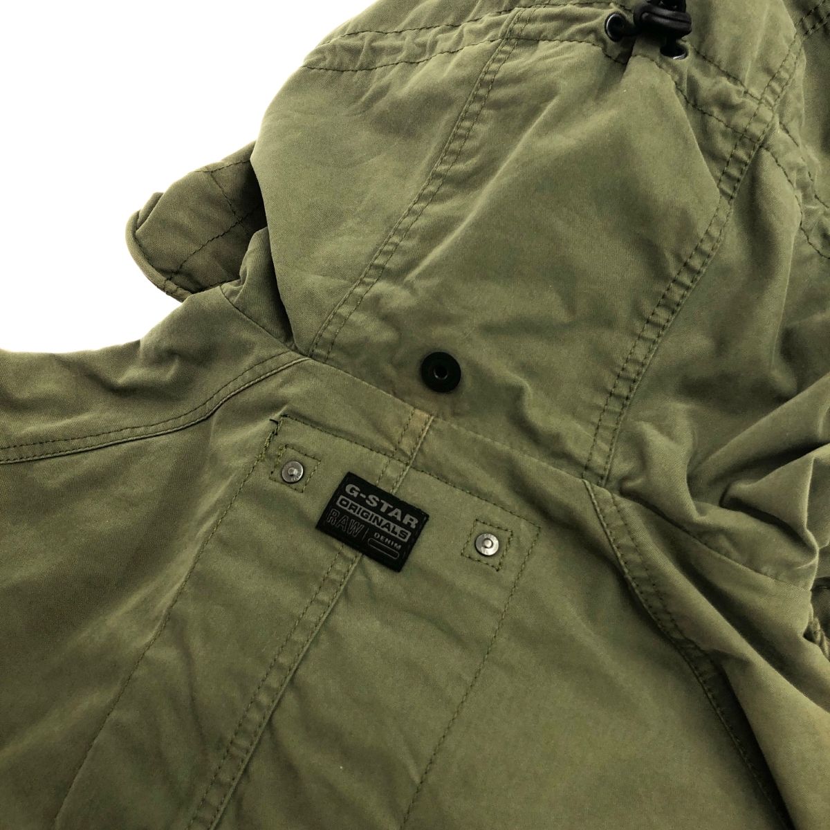 G-STAR RAW ジースターロウ モッズ コート サイズ:M  カーキ  メンズ BATT SHORT PARKA　240001094400