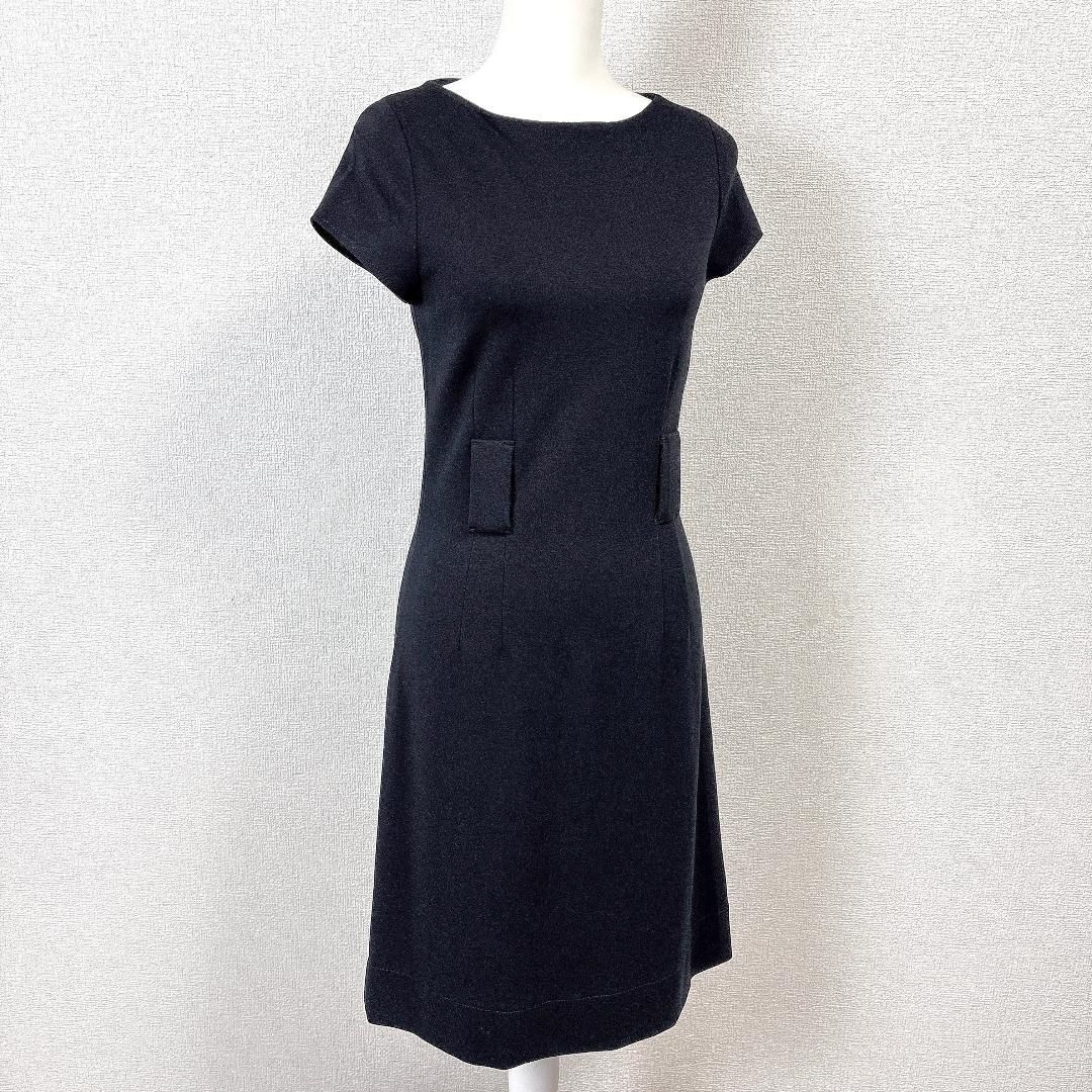 Theory luxe 半袖ワンピース 38 ダークネイビー