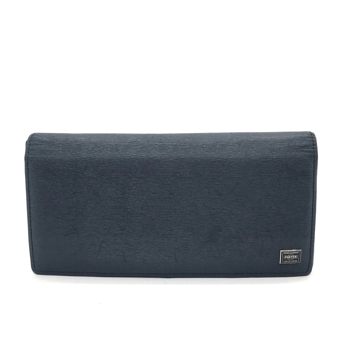 未使用に近い　PORTER ポーター　長財布　ネイビー　カレント 未使用に近い ポーター Porter カレント Current 長財布 ネイビー