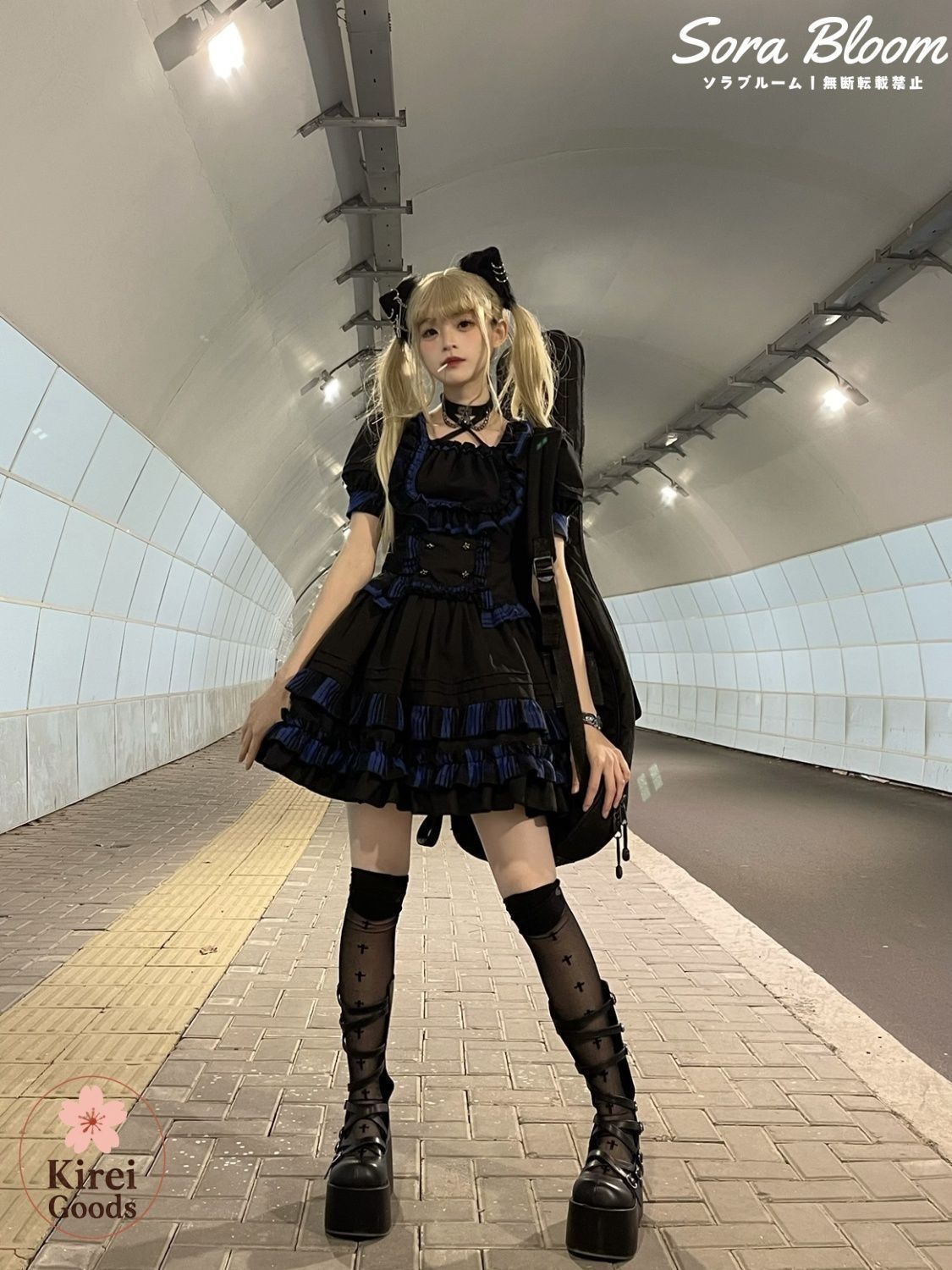 新品　ゴスロリ ワンピース ロリータ クラシカル ブラック　Mサイズ 新品未使用 ゴスロリ ワンピース ロリータ クラシカル ブラック Mサイズ