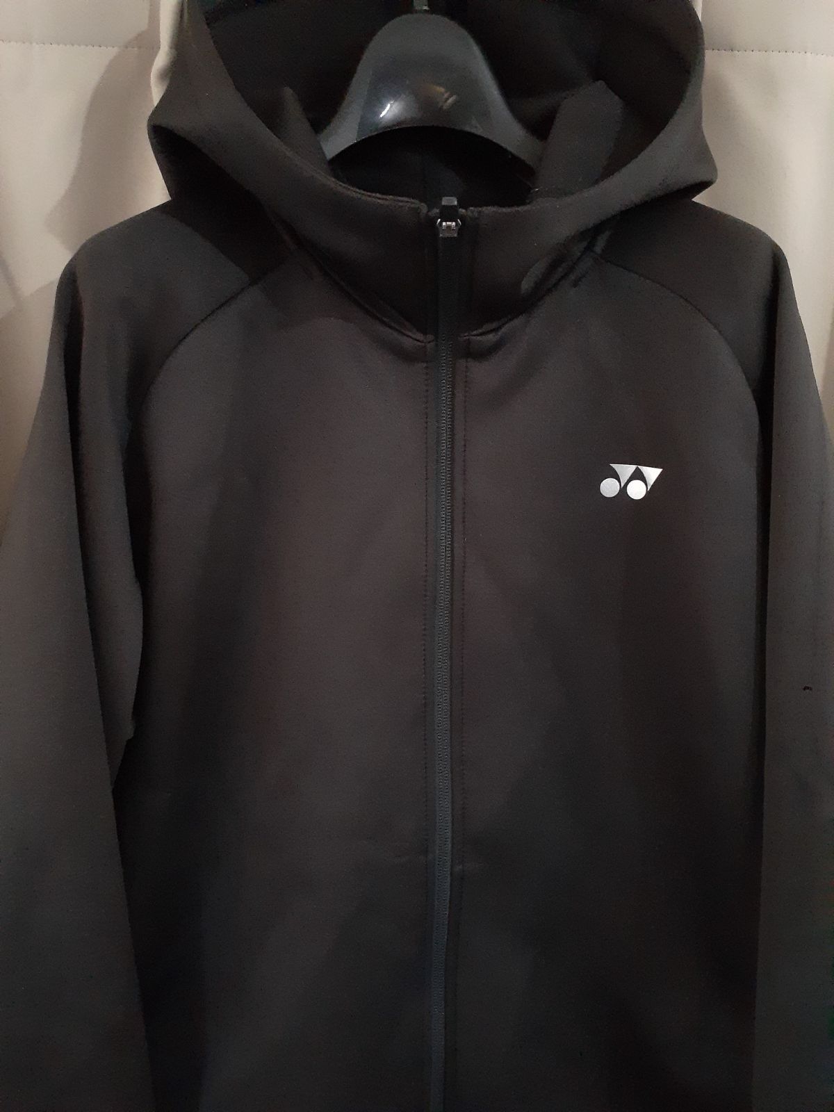 YONEX ヨネックス テックジップパーカー 黒 L トレーニングウェア
