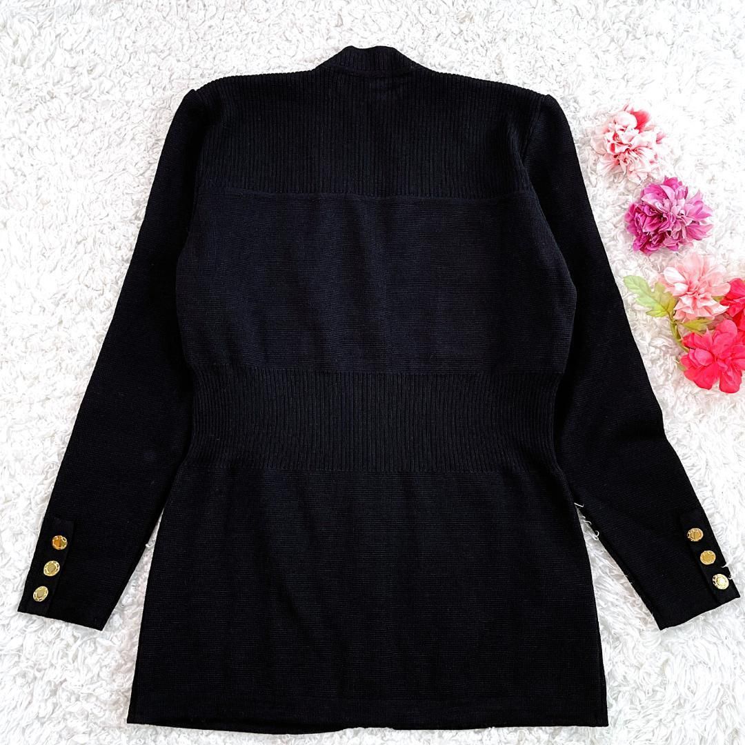 FOXEY カーディガン クロワッサン F ブラック カシミヤ  