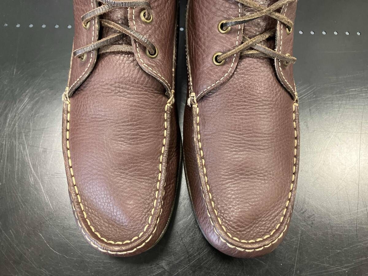 PARABOOT パラブーツ0512 デッキシューズ あずき色 UK8.5 27cm