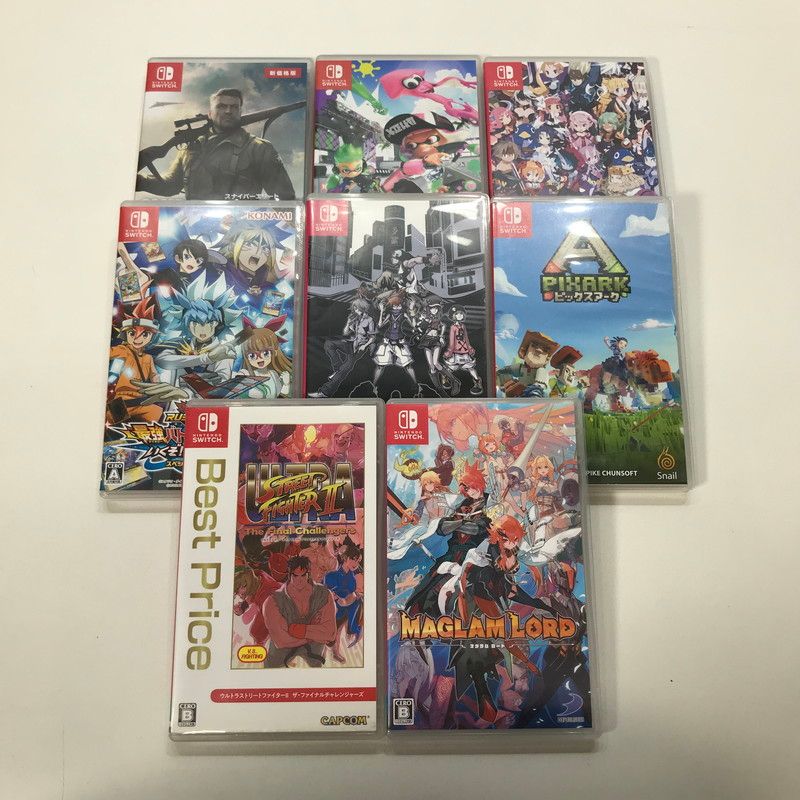 品 Nintendo Switch ニンテンドースイッチ ソフト 8本 まとめ セット 023-251016-mh-24-fuz