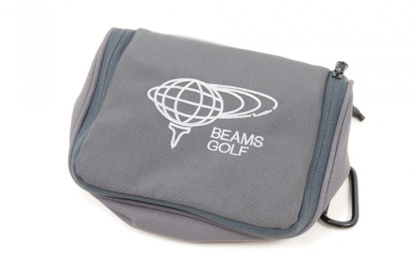 美品　BEAMS GOLF グレー ポーチ 中古 ビームスゴルフ BEAMSGOLF マルチケース グレー ポーチ