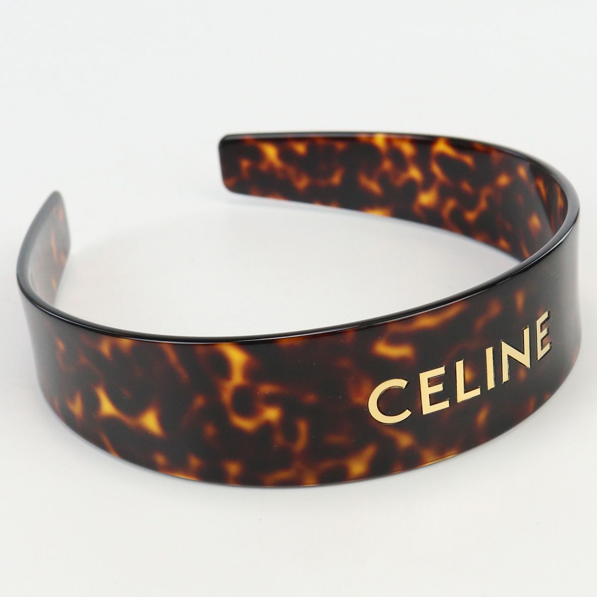 CELINE セリーヌ ヘッドバンド アセテート カチューシャ 完品 CELINE セリーヌ ヘッドバンド 46Y37 6CEA 19AG カチューシャ